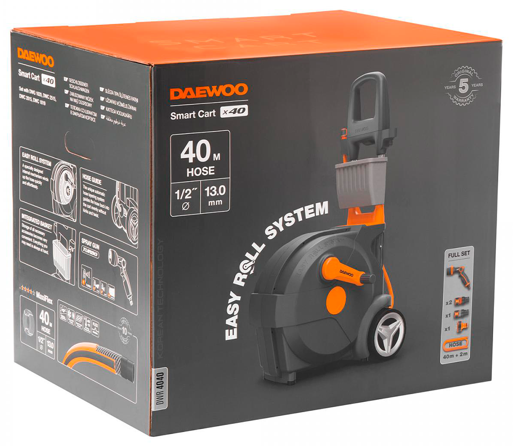Tambur cu furtun DAEWOO DWR 4040 13 mm (1/2") 40m-11