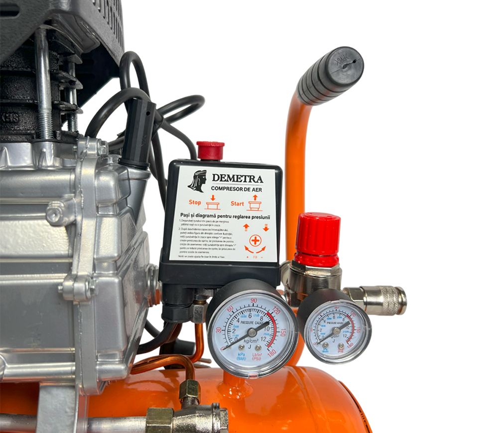 Compresor Demetra DM2024 230l/min 24L-2