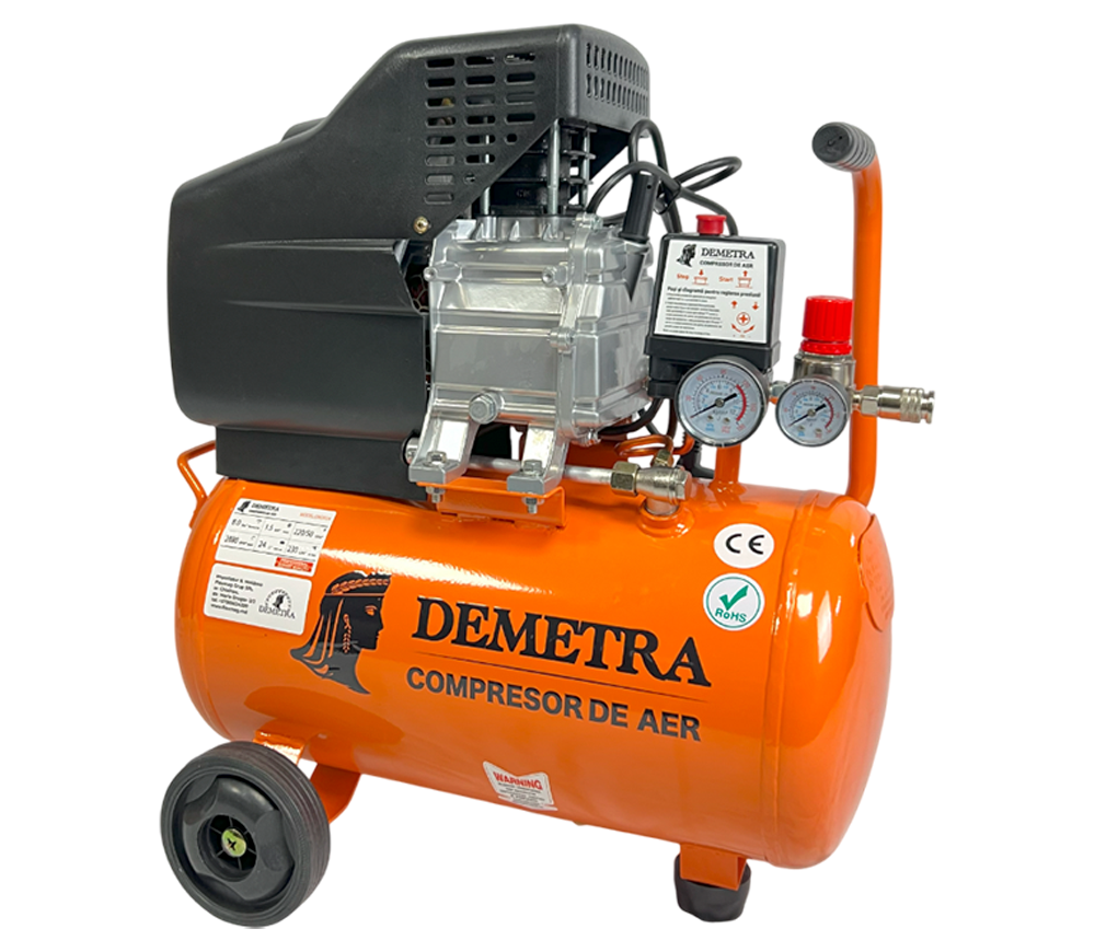 Compresor Demetra DM2024 230l/min 24L