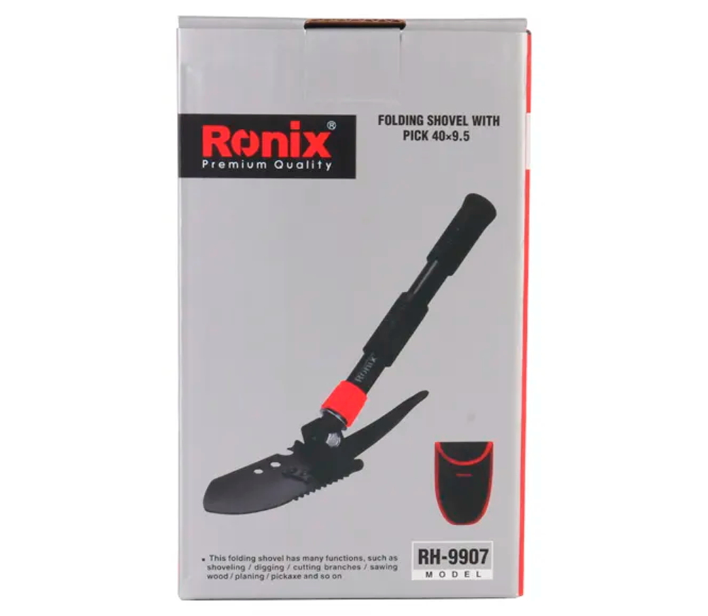 Складная штыковая лопата RONIX RH-9907 400мм-5