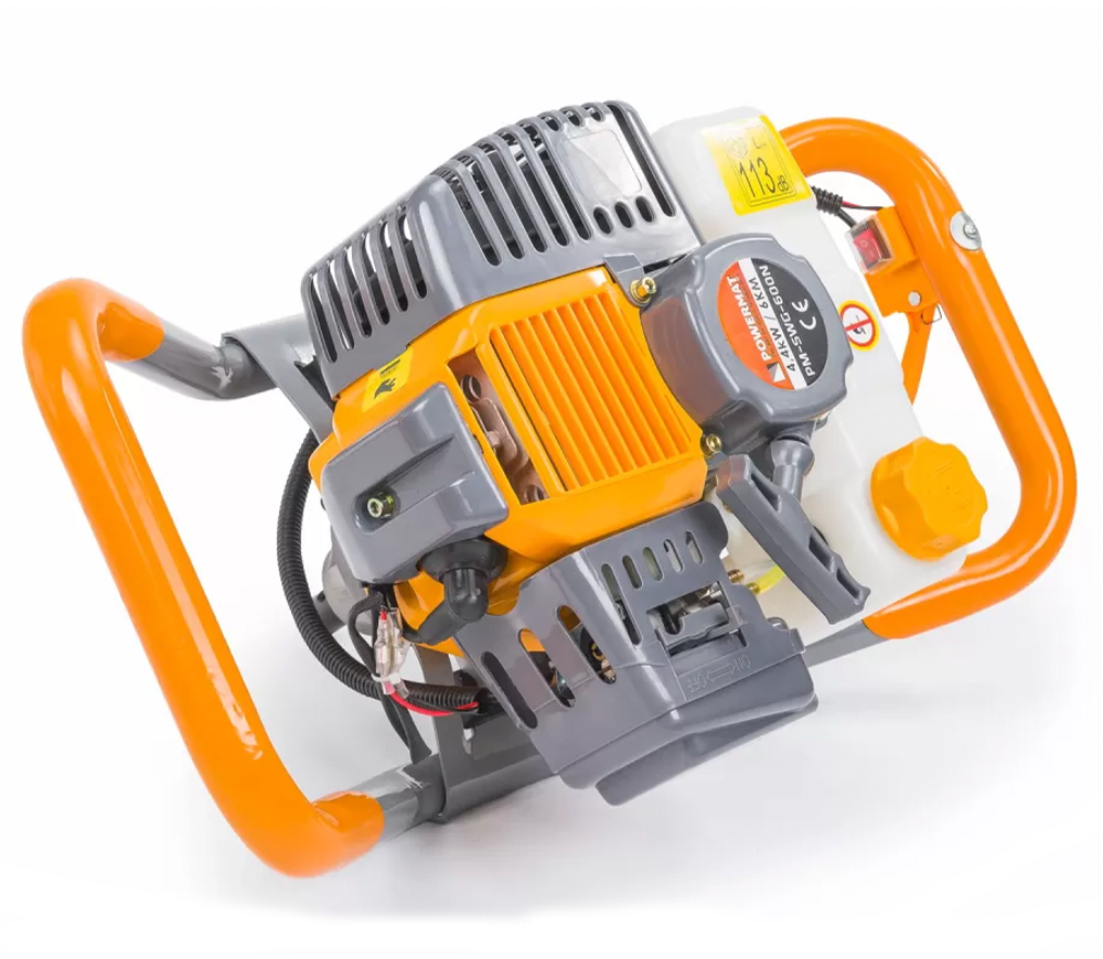 Motoburghiu cu benzină POWERMAT PM-SWG-600N-3W 100/200/300mm 52cm3-6
