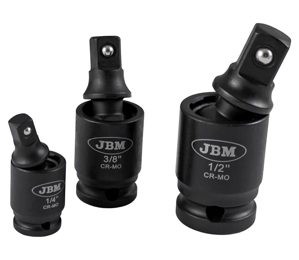 Set de 3 capete de impact pivotante JBM-53043 1/2-1/4-3/8"-5