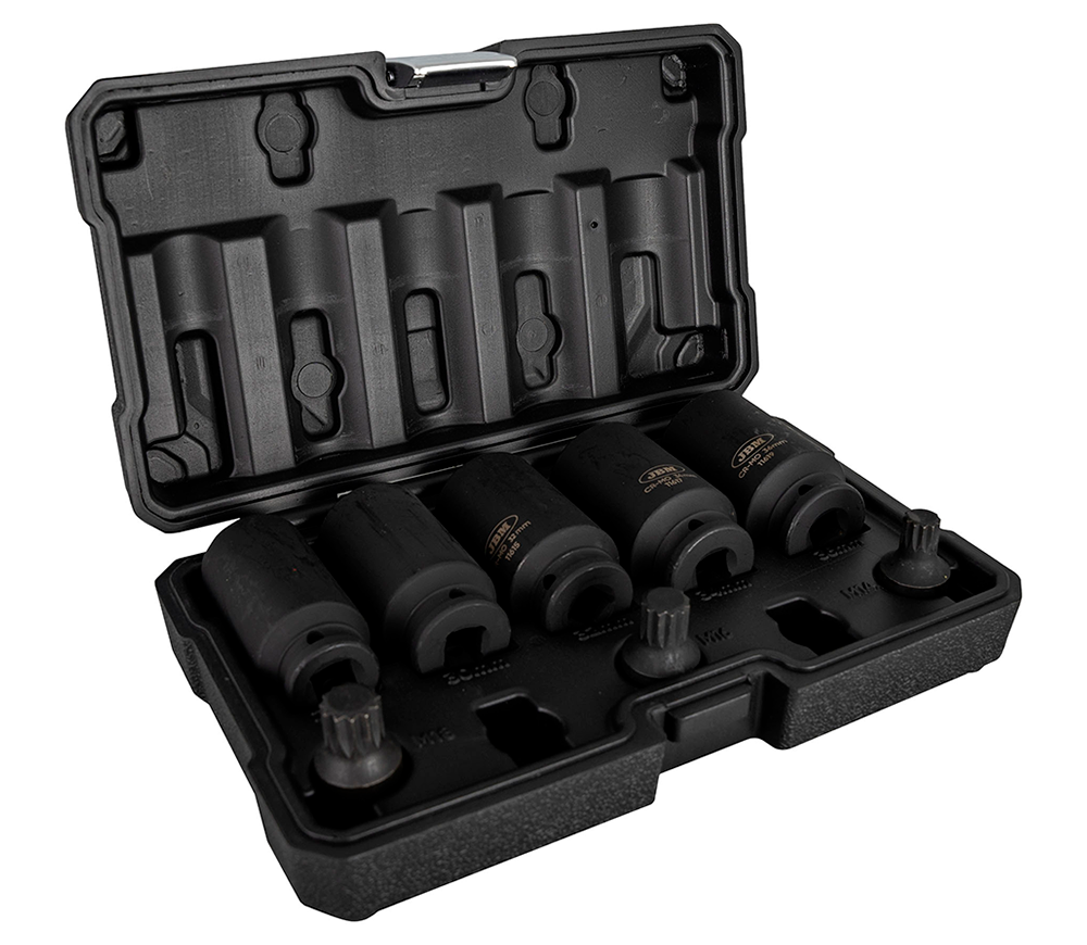 Set de 8 capete de impact și biți JBM-52547 M14-M18 27-36mm-2