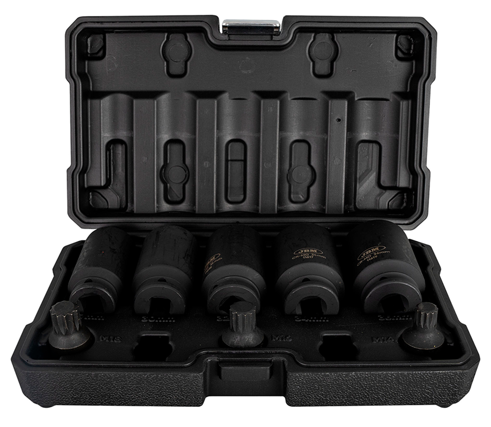 Set de 8 capete de impact și biți JBM-52547 M14-M18 27-36mm