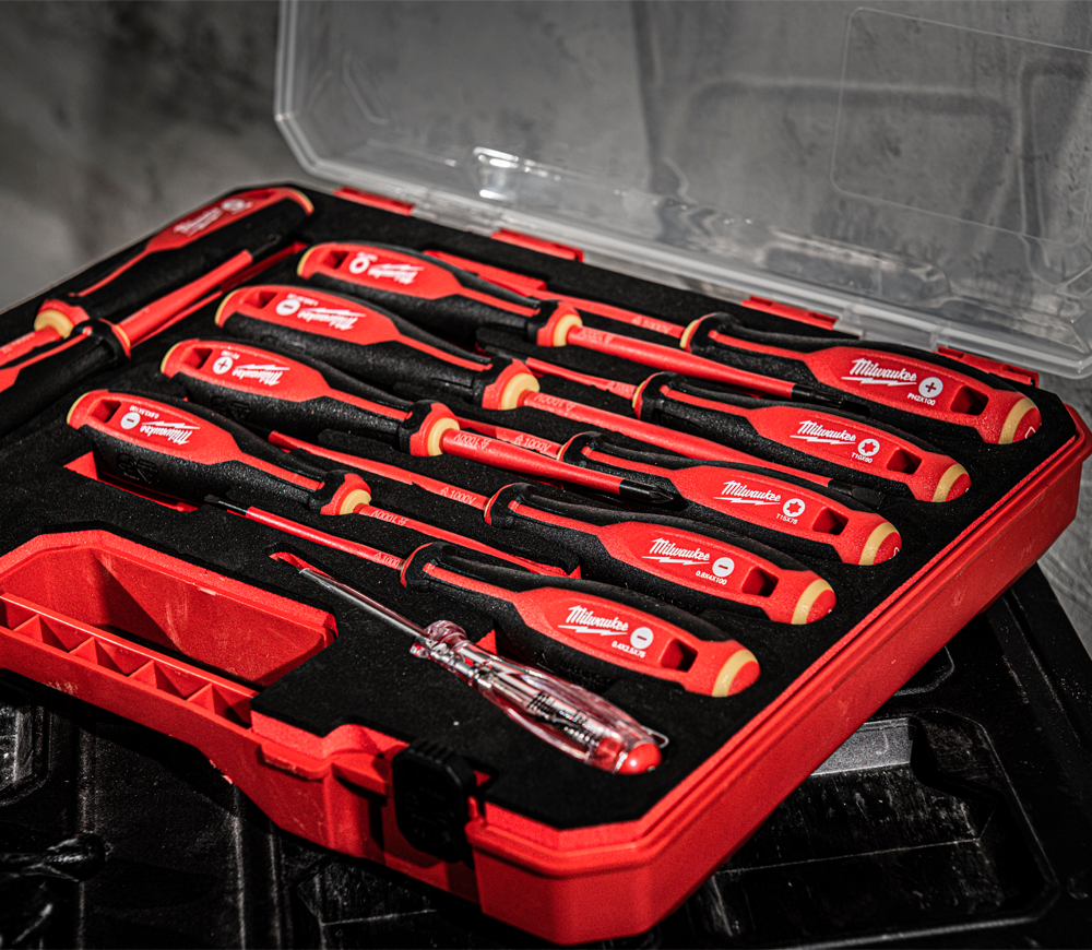 Set de șurubelnițe de electrician 12 buc MILWAUKEE Tri-Lobe-2