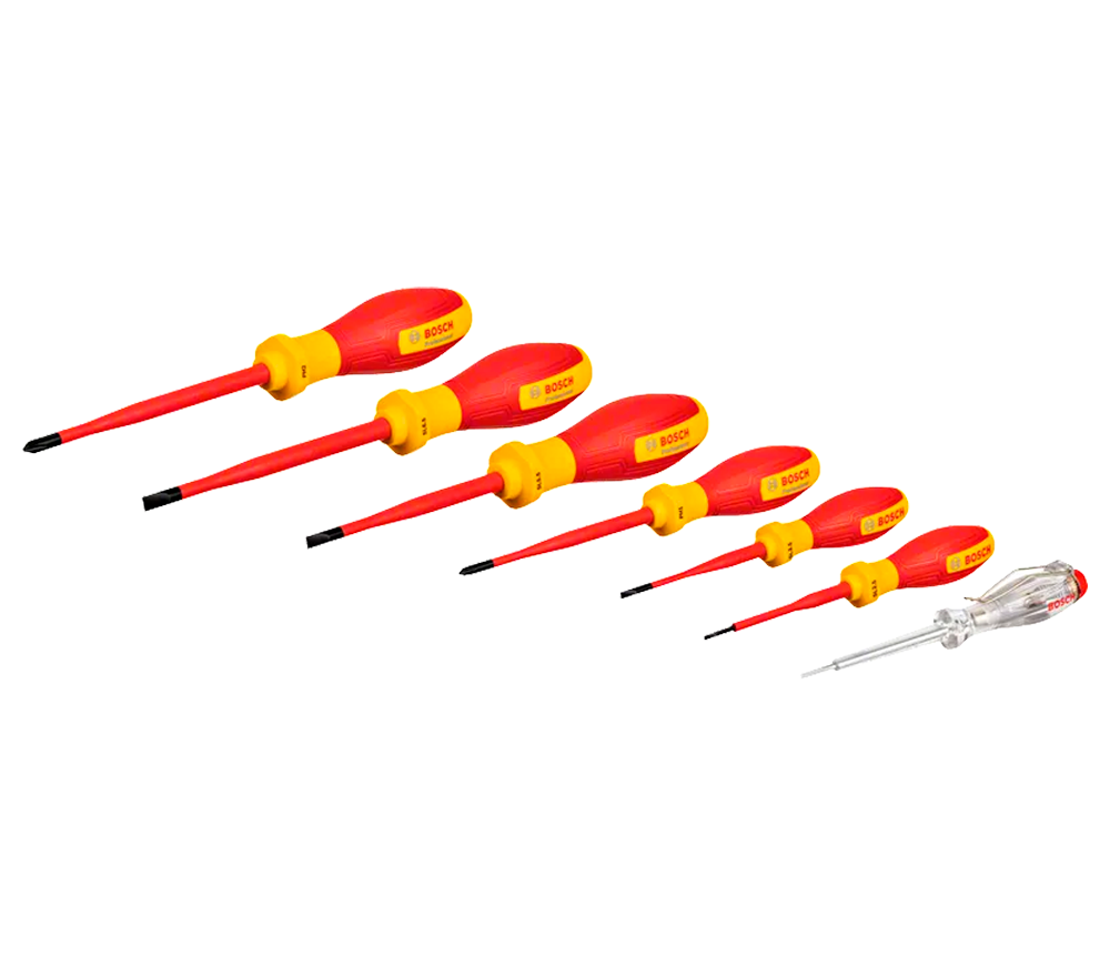 Set de șurubelnițe de electrician 7 buc BOSCH B1600A02NF7
