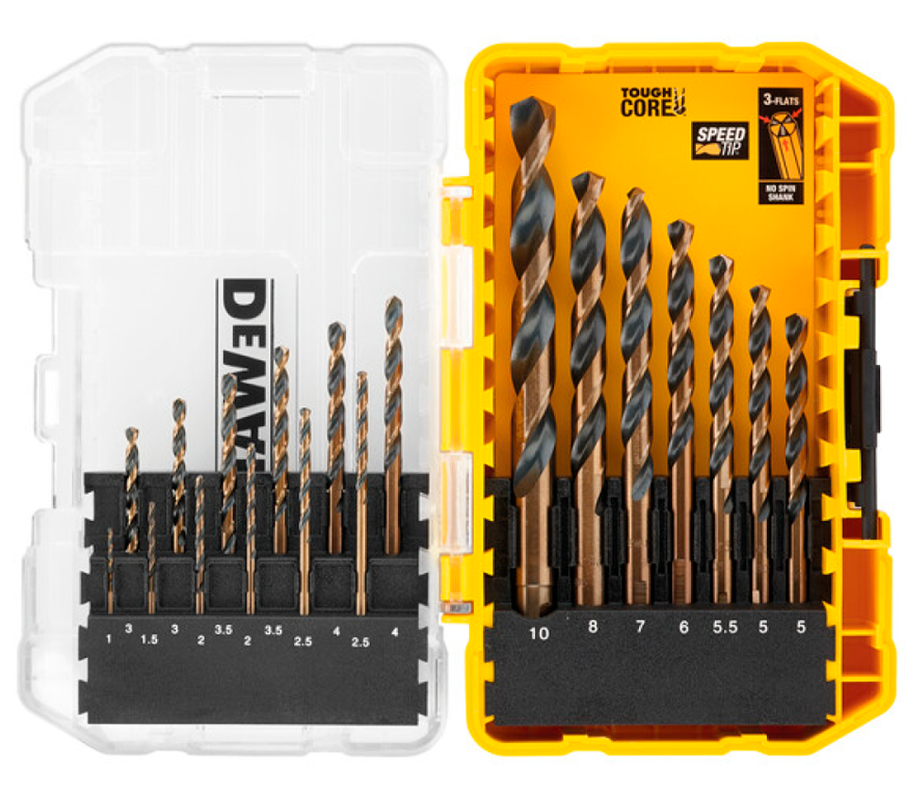Set burghiuri pe metal DEWALT DT70728-QZ 1-10mm HSS-G
