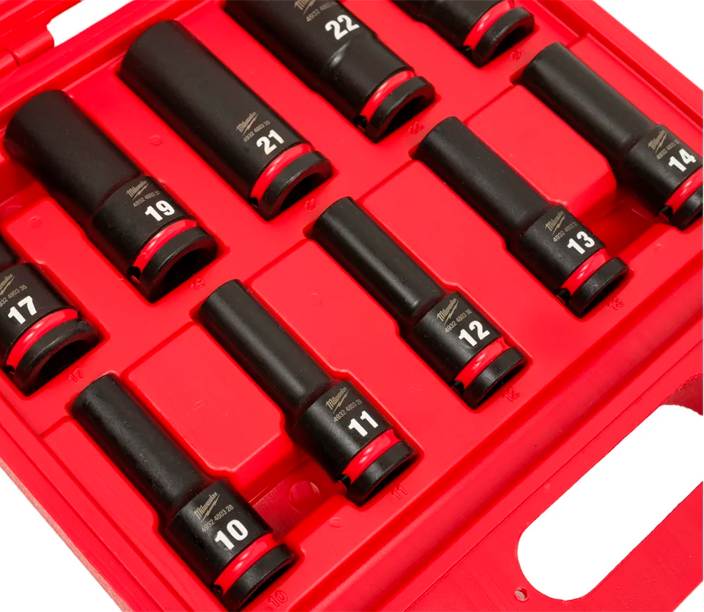Set de 10 duze tubulare de impact de impact MILWAUKEE SHOCKWAVE IMPACT DUTY 10-24 mm-2