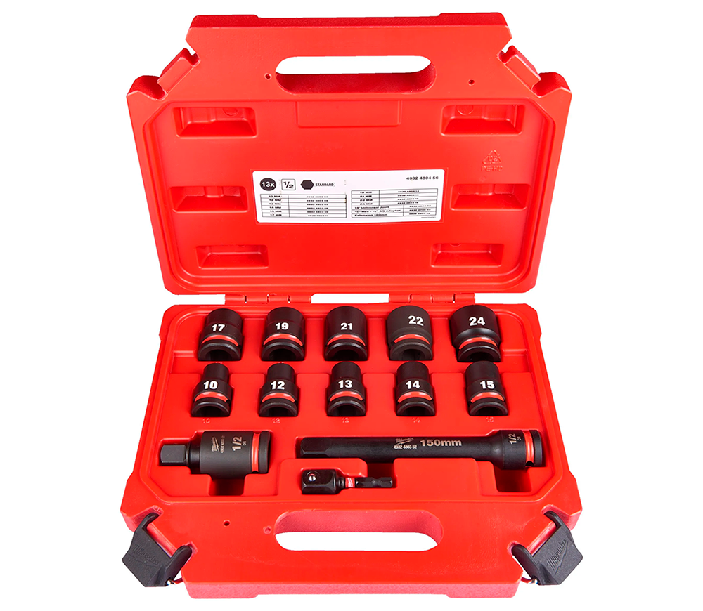 Set de 10 duze tubulare de impact MILWAUKEE SHOCKWAVE IMPACT DUTY 10-24  mm