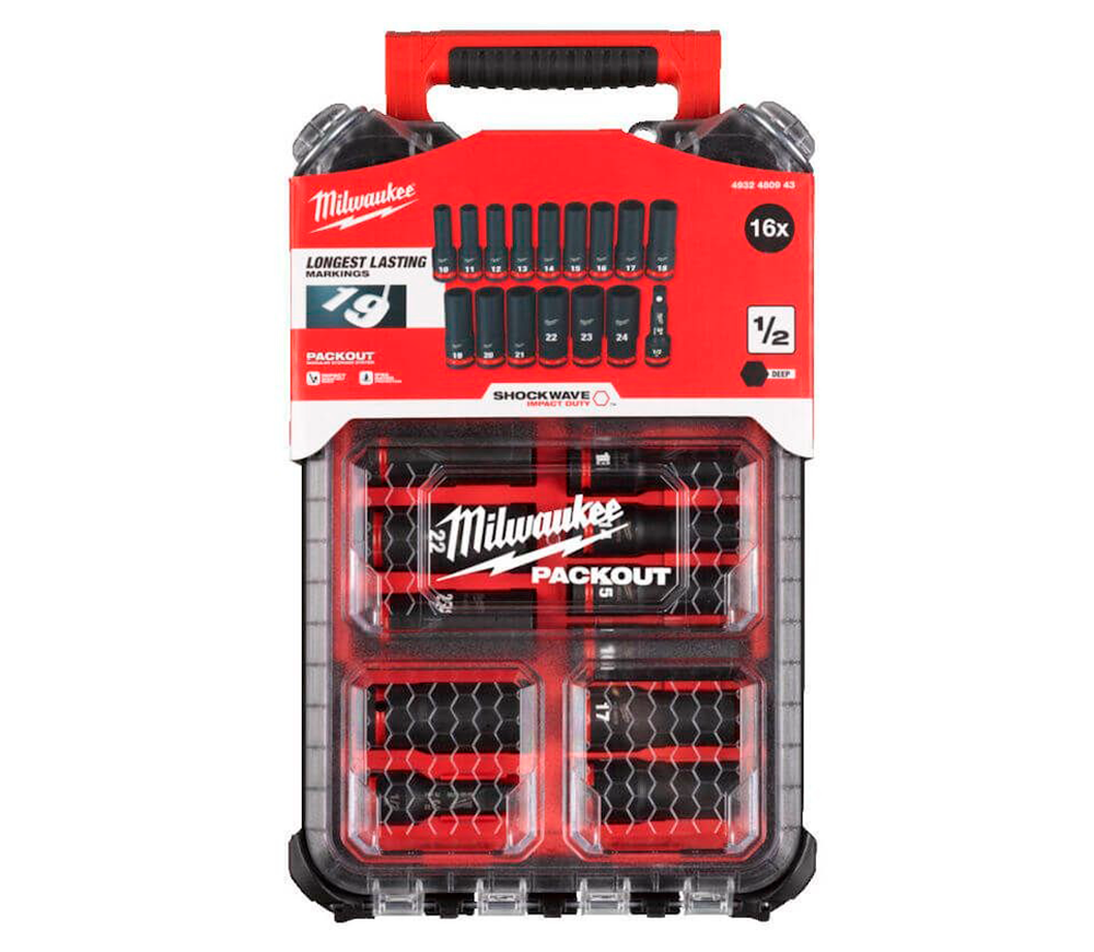 Set de 16 duze tubulare de impact MILWAUKEE SHOCKWAVE IMPACT DUTY 10-24 mm-2
