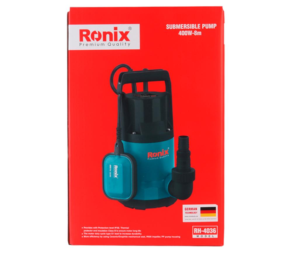 Дренажный насос RONIX RH-4036 400вт 7000л/ч-5