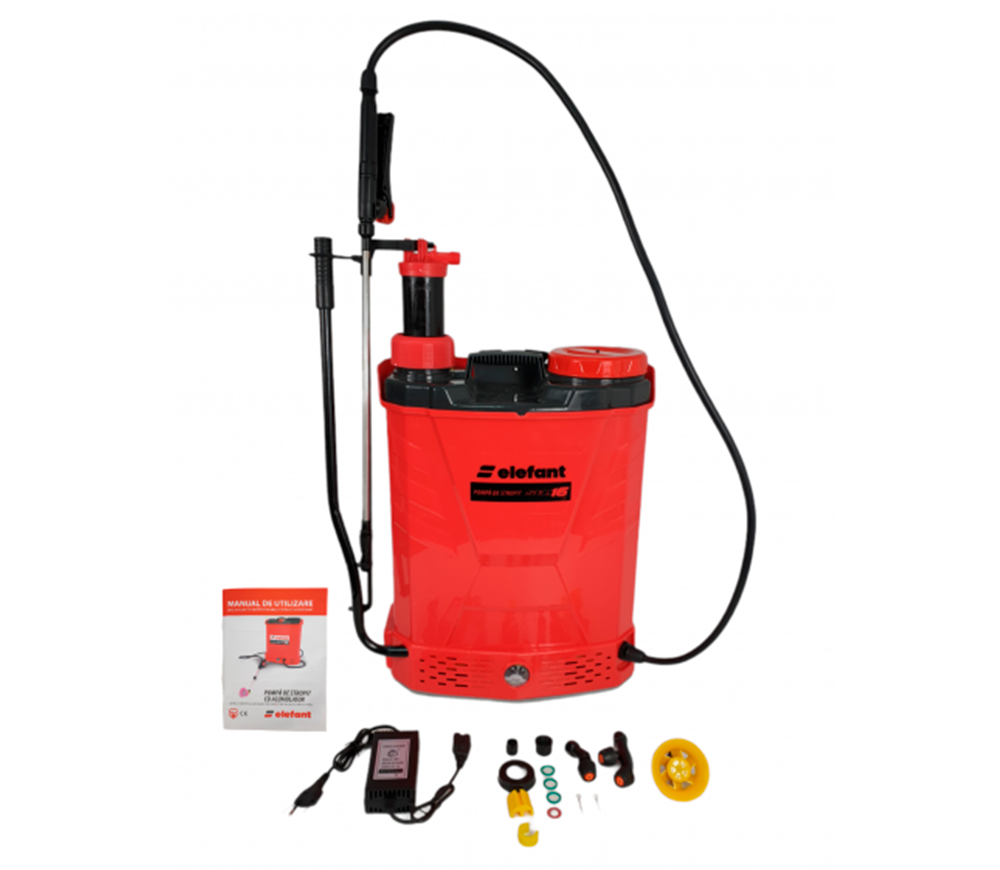 Pulverizator cu acumulator Elefant SEM-16L 5.5bar 16L 12V 8Ah-5