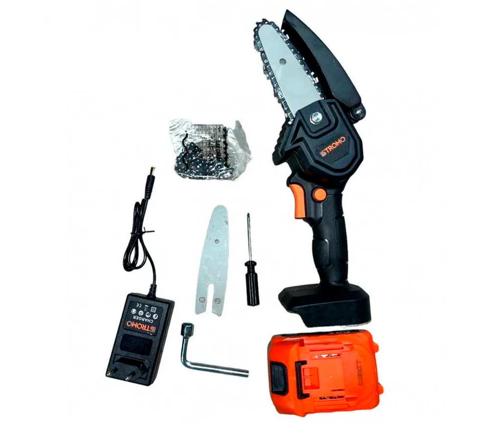 Fierăstrău cu lanț cu acumulator STROMO AAS20 102mm 20V 2Ah-4