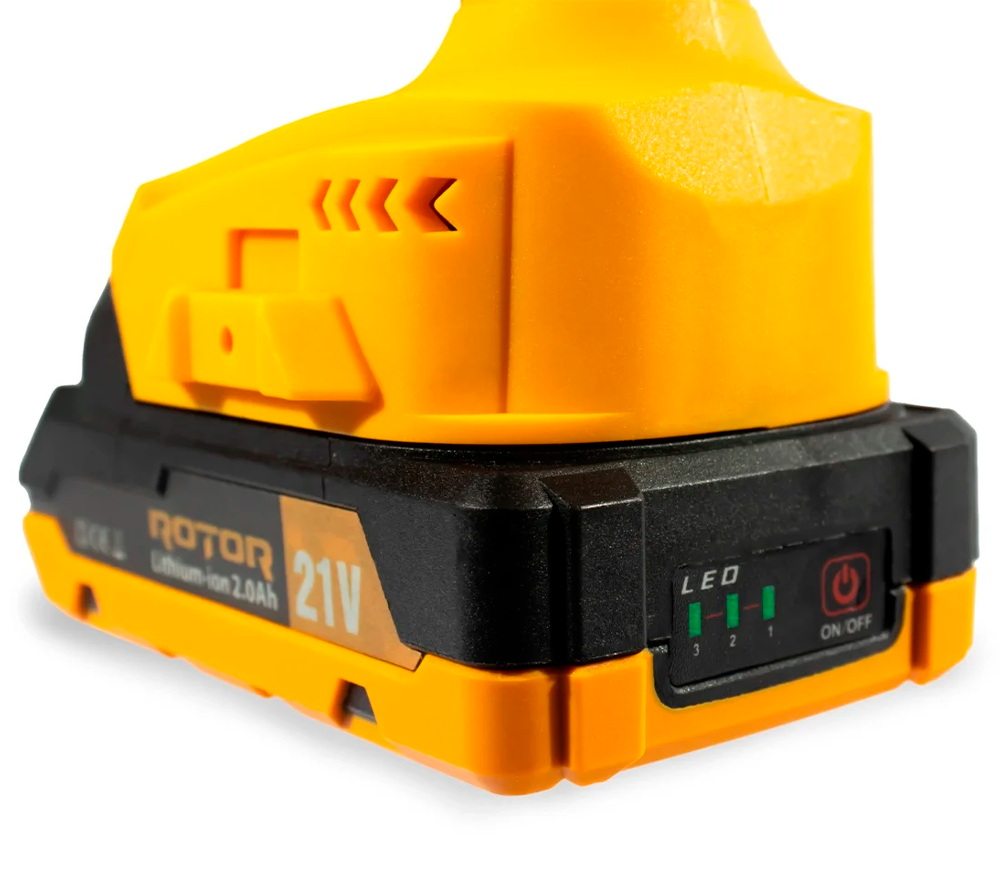 Fierăstrău cu lanț cu acumulator ROTOR RMC21-6 150mm 21V 2Ah-2