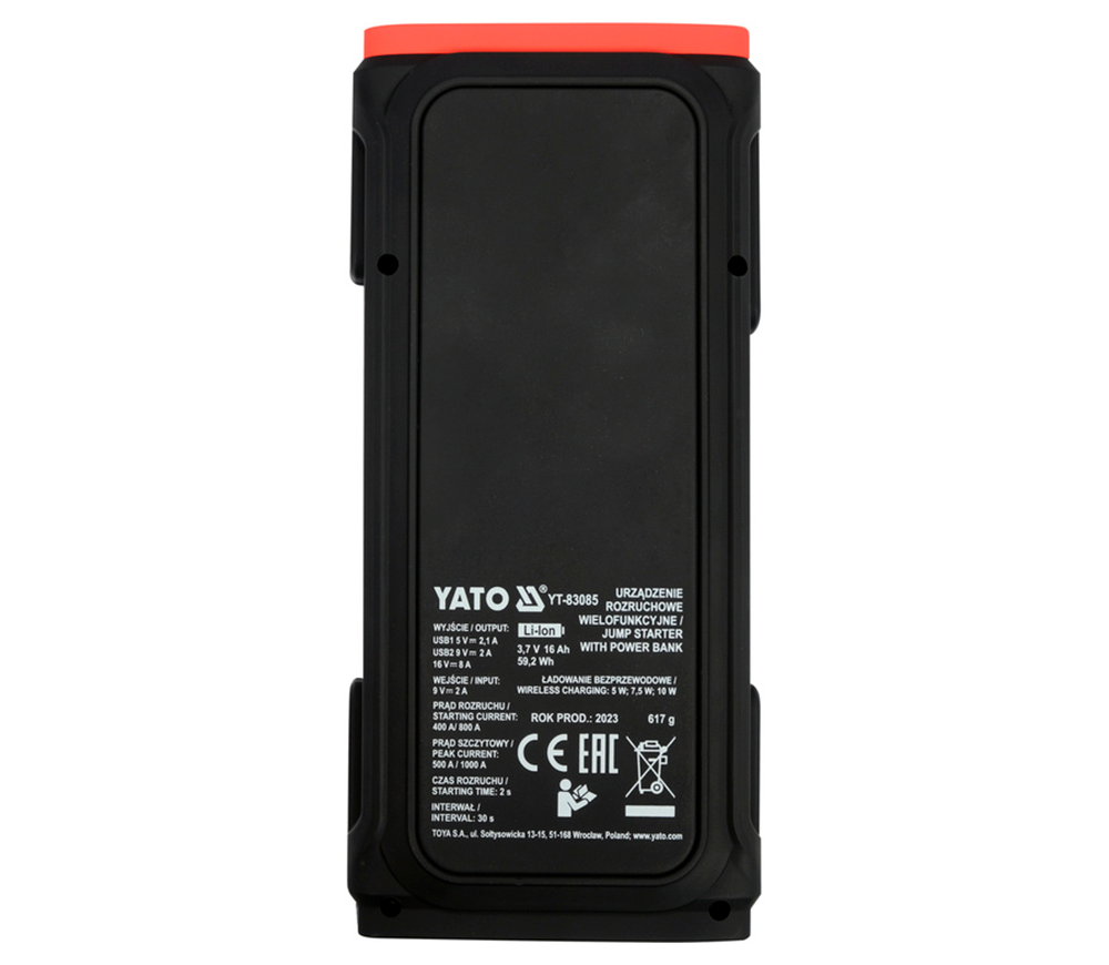 Dispozitiv pornire auto YATO YT83085 1000A 12V-4