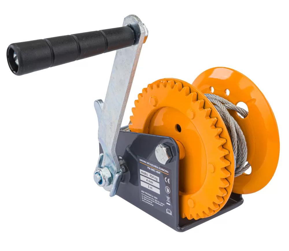 Troliu manual POWERMAT PM-WRC-454T 454kg 5m-6