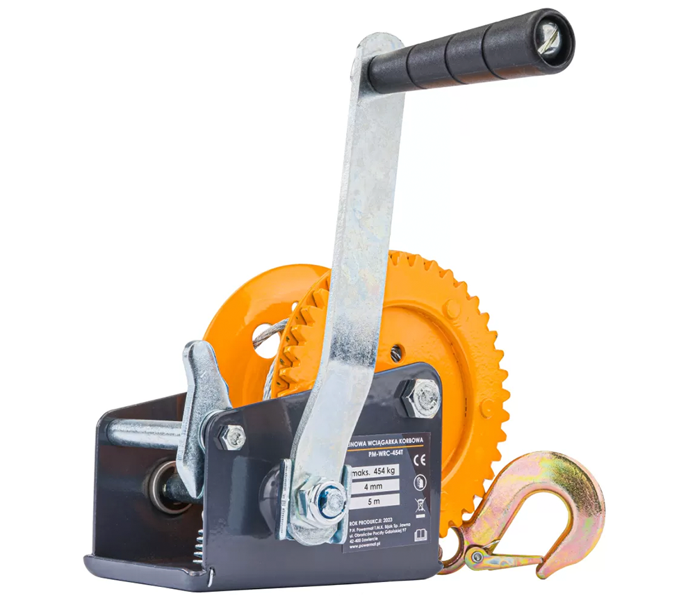 Troliu manual POWERMAT PM-WRC-454T 454kg 5m