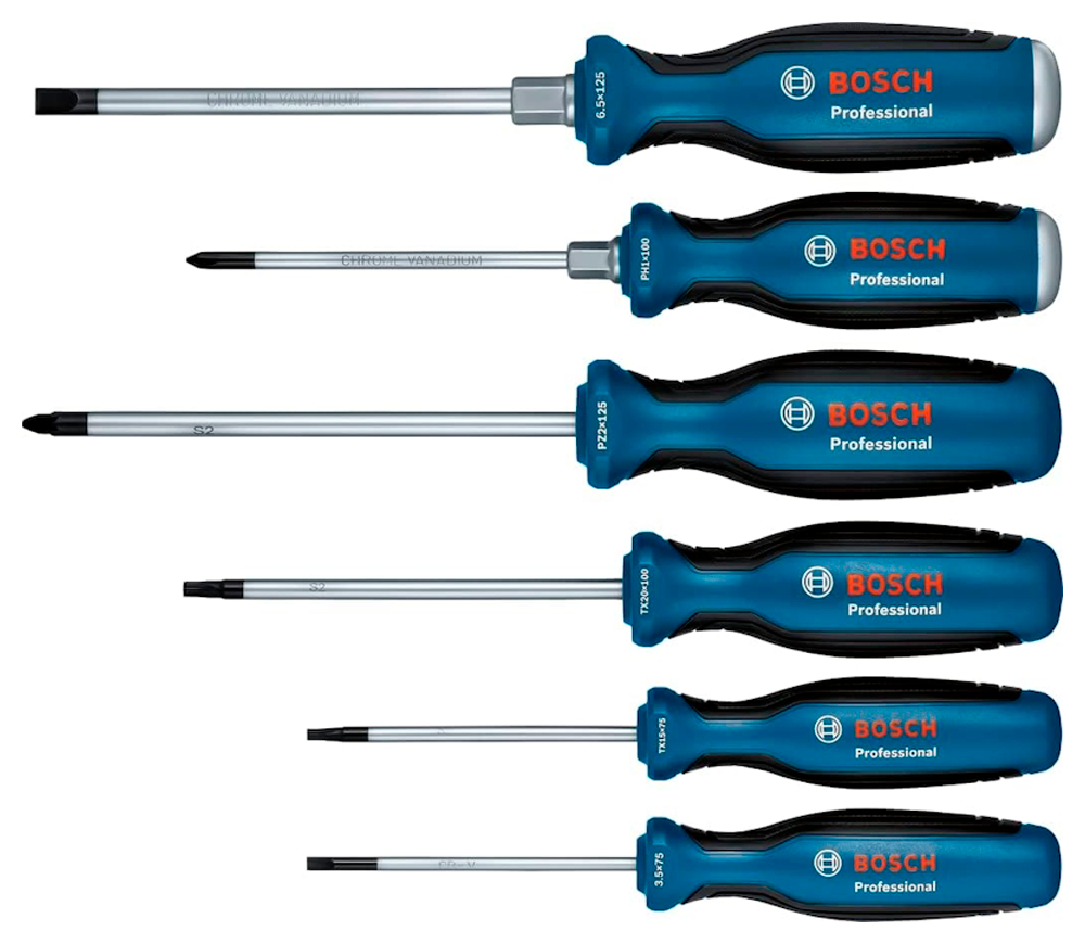 Set de șurubelnițe 6 buc BOSCH B1600A02CV3