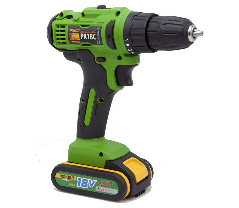 Mașină de înșurubat cu acumulator ProCraft PA18C 18V 1.5Ah-3