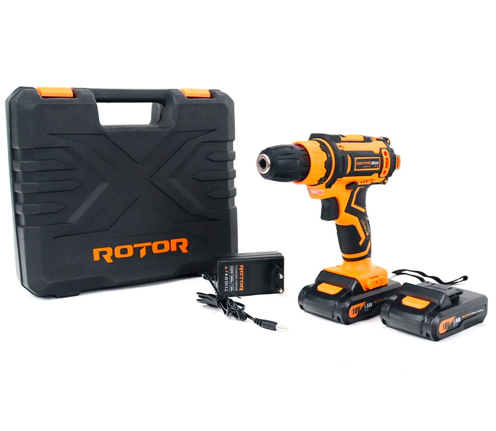 Mașină de înșurubat cu acumulator ROTOR RPA18 18V 1.5Ah