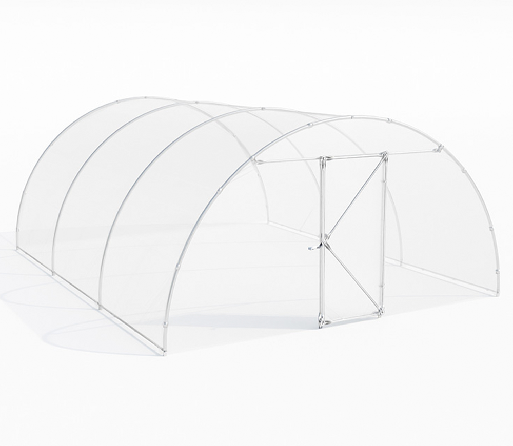 Seră arcuită Demetra 6x4.5x2.5 m 27m² Alb