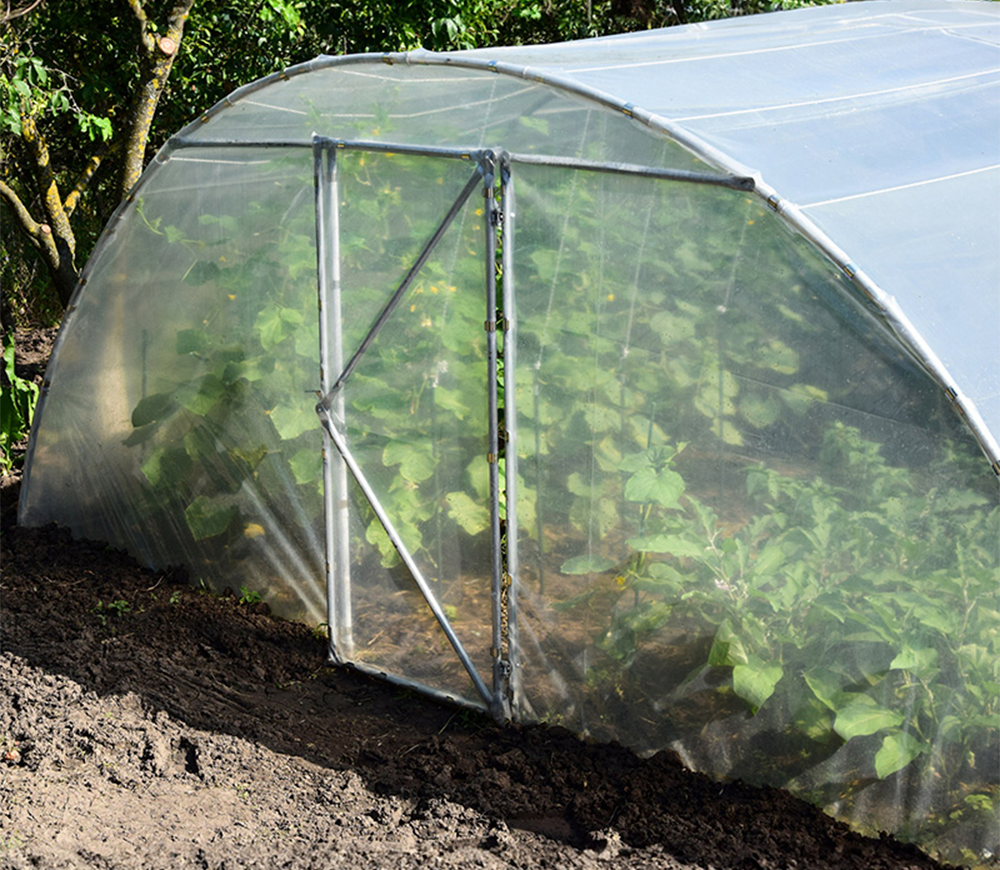 Seră arcuită Demetra 8x4.5x2.5 m 36m² Alb-2