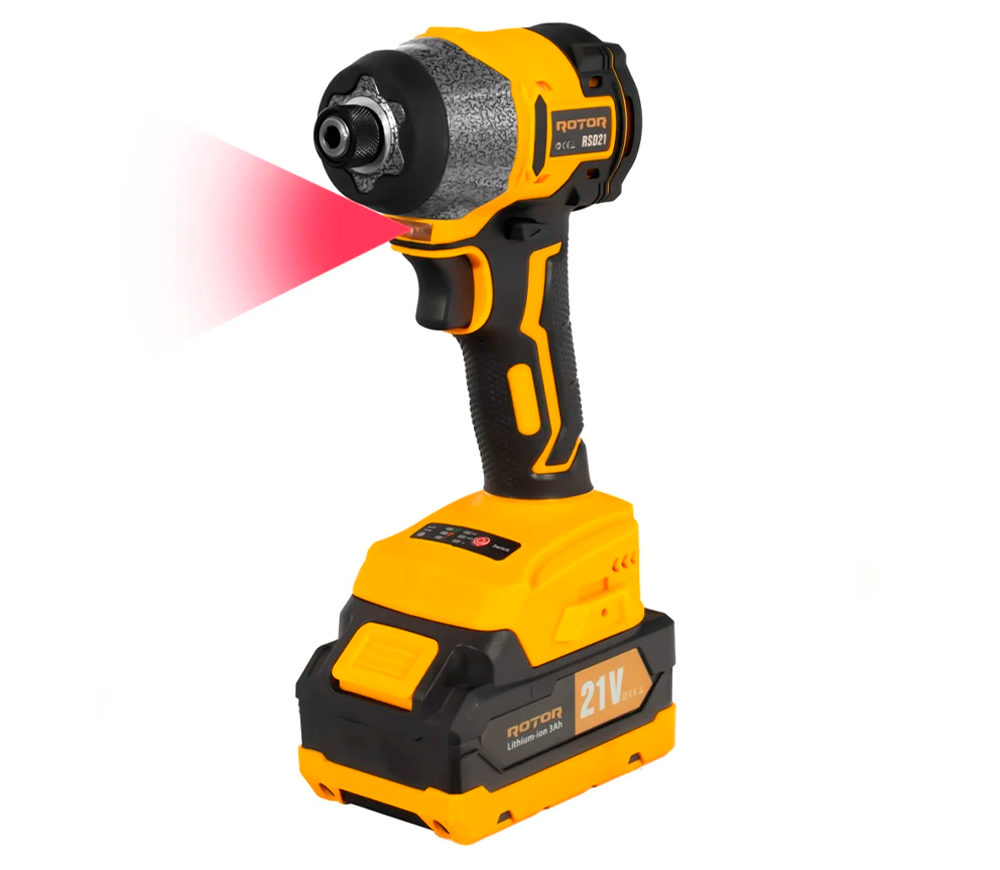 Șurubelnița cu acumulator сu impact ROTOR RSD21 21V 3Ah