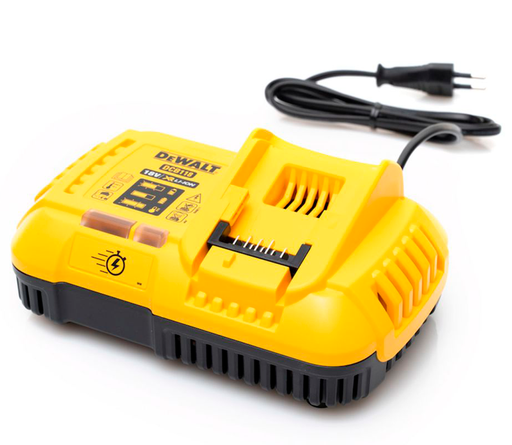 Зарядное устройство + 2 аккумулятора DEWALT FLEXVOLT DCB118X2-QW 18-54В 8A-2