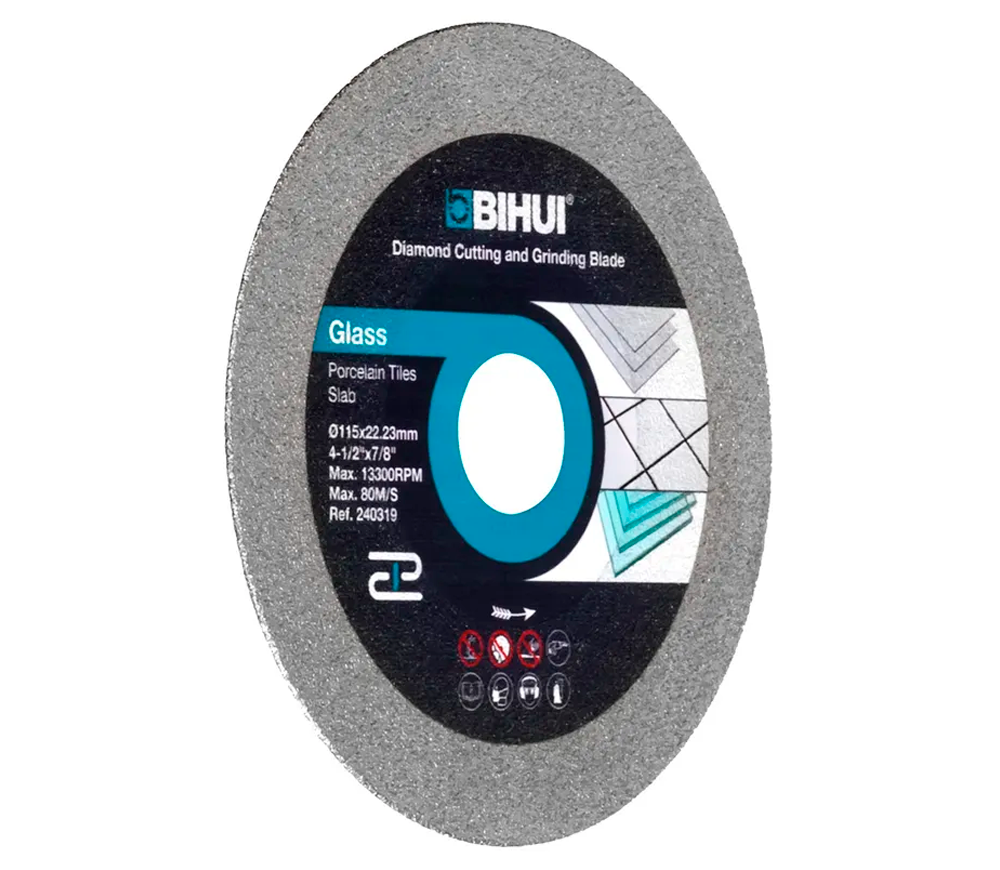 Disc de tăiat cu diamant BIHUI DPG115 115mm Solid Ceramică/Porțelan/Marmură-4