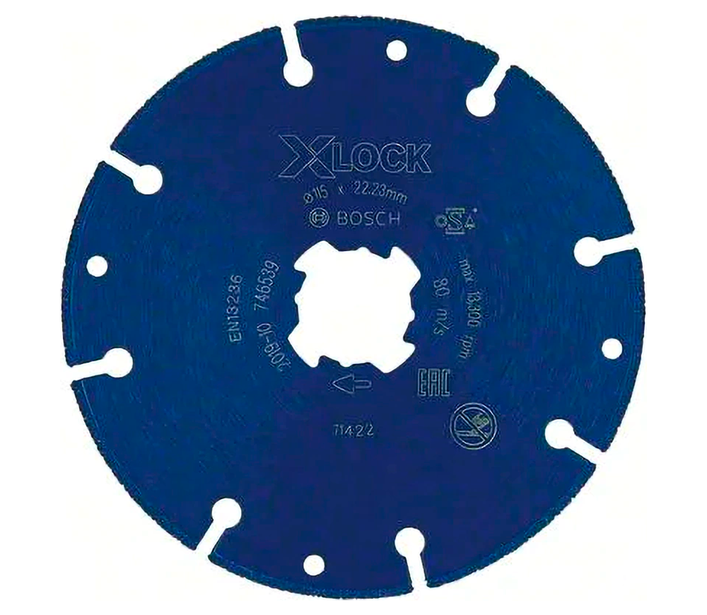 Алмазный отрезной диск BOSCH X-LOCK 2608900532 115мм Сегментированный Металл-2