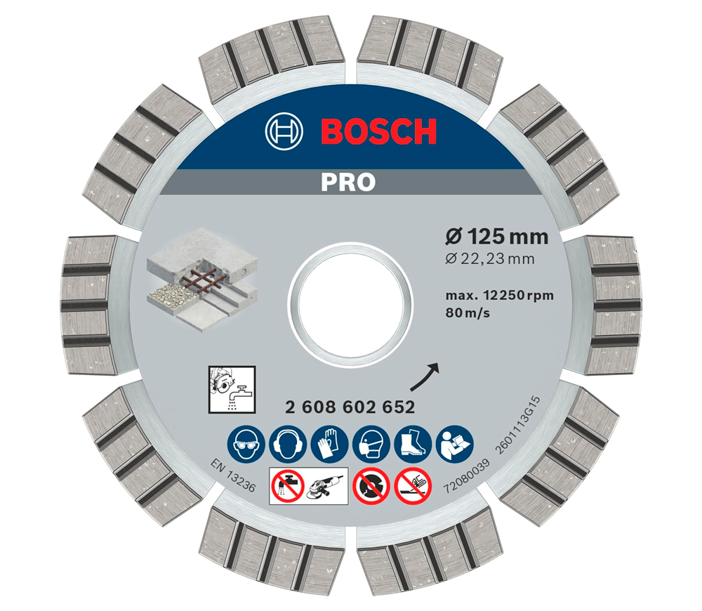 Disc de tăiat cu diamant BOSCH Best for Concrete 2608615065 125mm Segmentat Beton
