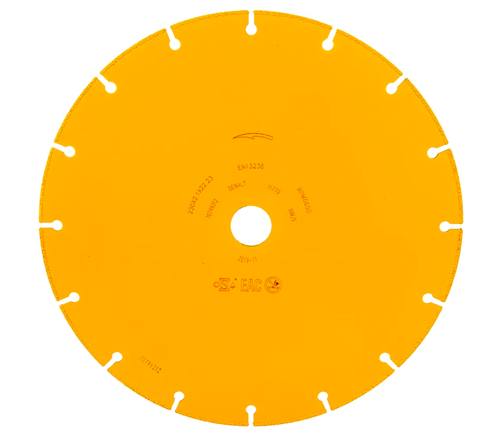 Disc de tăiat cu diamant DEWALT DT40255 230mm Segmentat Metal-4