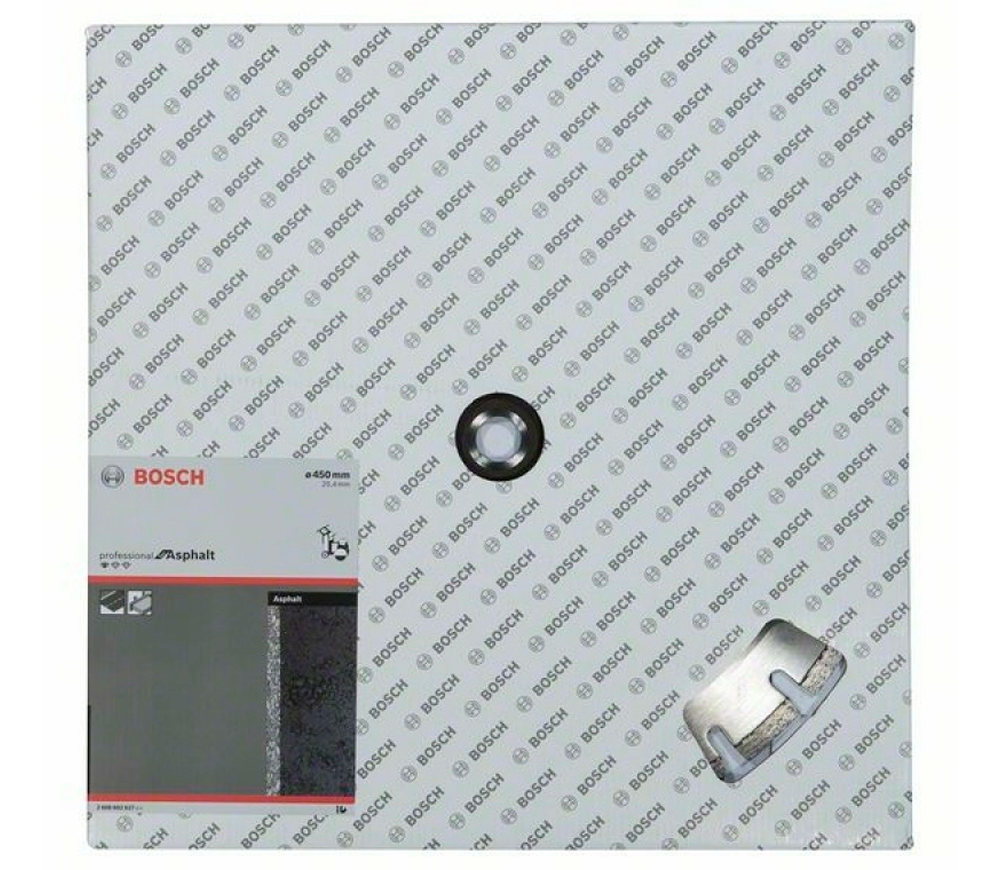 Disc de tăiat cu diamant BOSCH Asphalt 2608602627 450mm Segmentat Asfalt-2