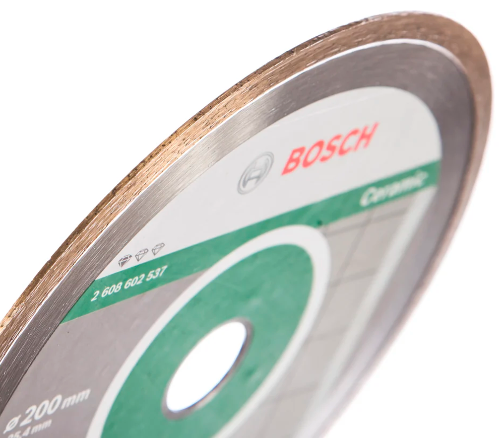 Disc de tăiat cu diamant BOSCH Professional for Ceramic 2608602537 200mm Solid Ceramică-3