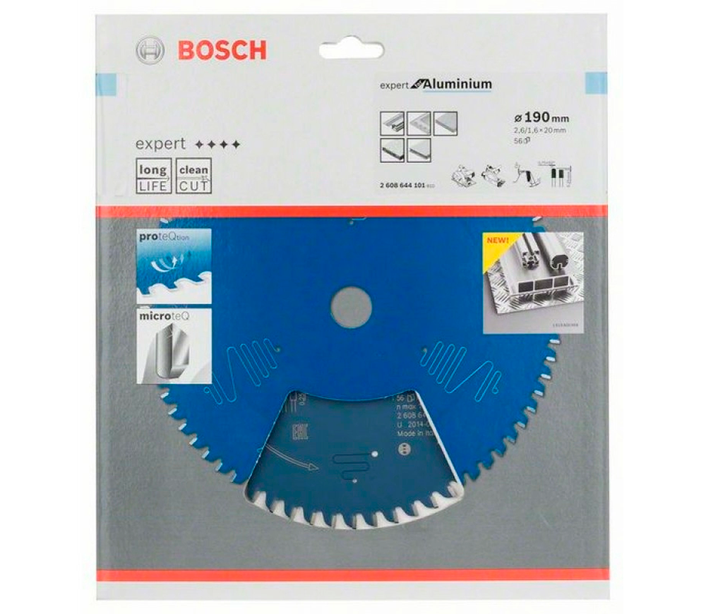 Пильный диск BOSCH Expert for Aluminium 2608644101 190мм 1.6мм-2