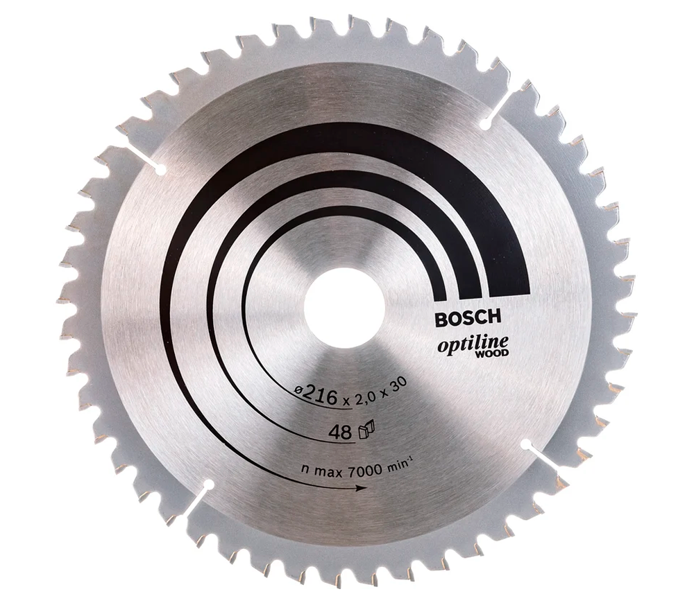 Disc pentru fierastrau electric BOSCH Optiline Wood 2608640432 216mm 1.4mm