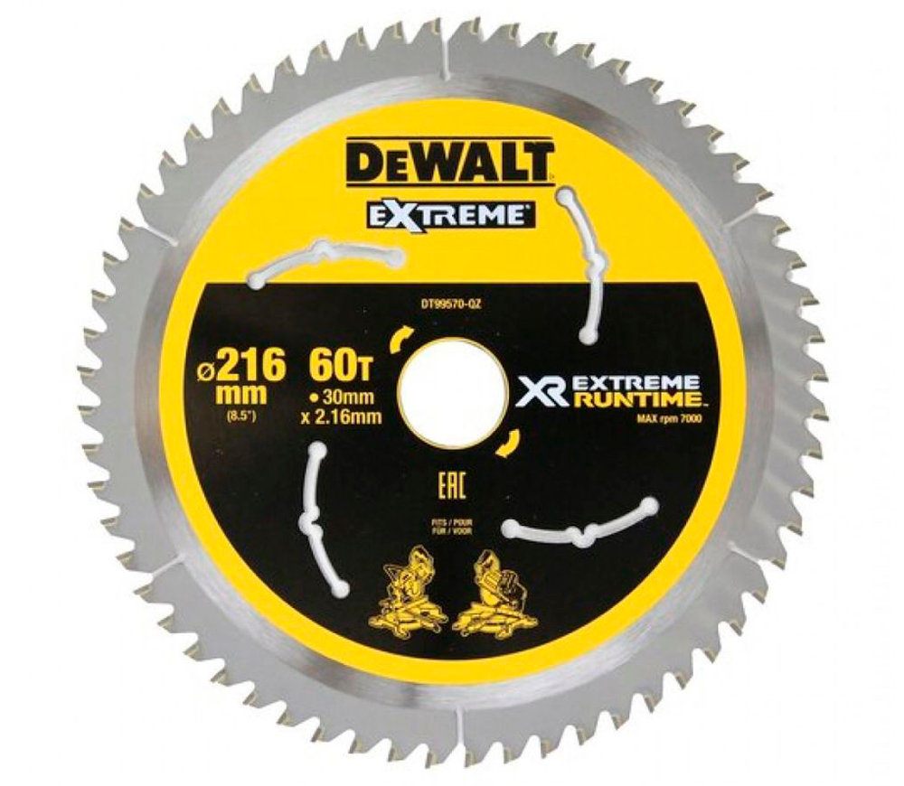 Disc pentru fierastrau electric DEWALT DT99570 216mm 1.6mm