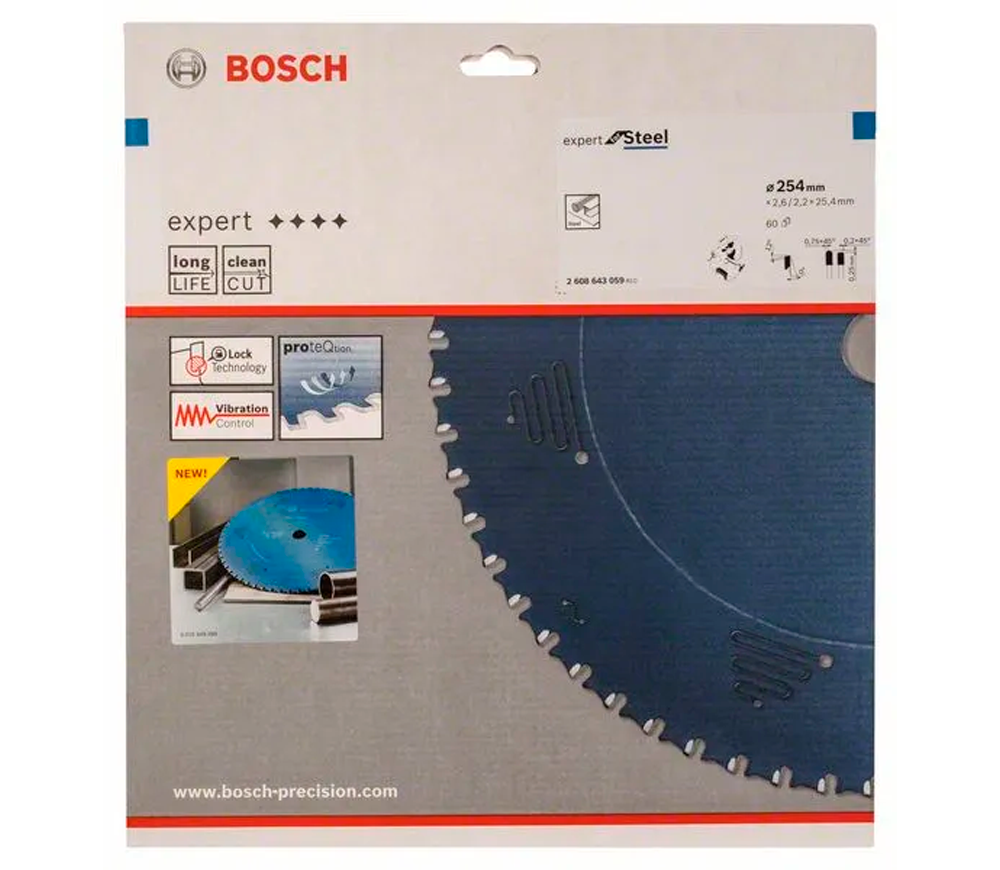 Disc pentru fierastrau electric BOSCH EX SL H 2608643059 254mm 2.2mm-2