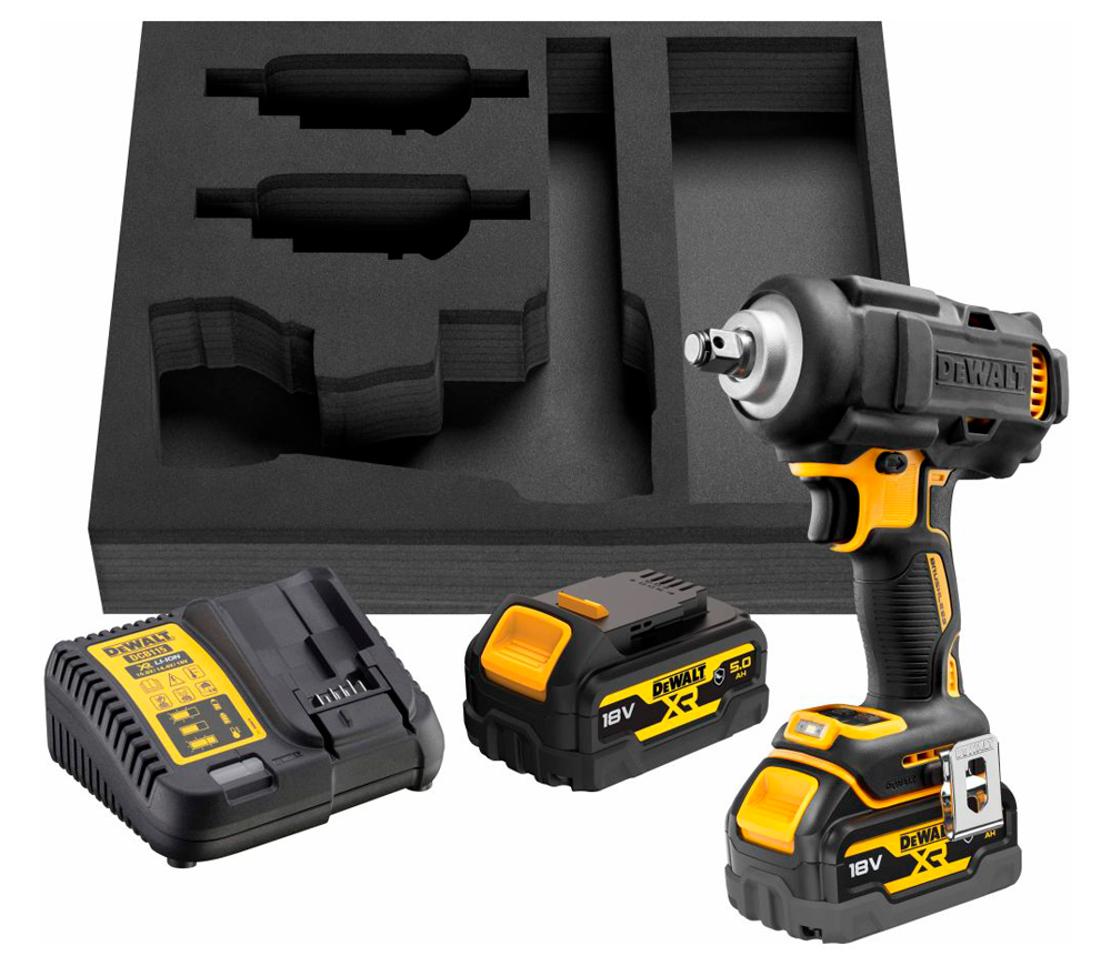 Гайковерт аккумуляторный DEWALT DCF891P2G 18В 5Ач 1084Нм-6