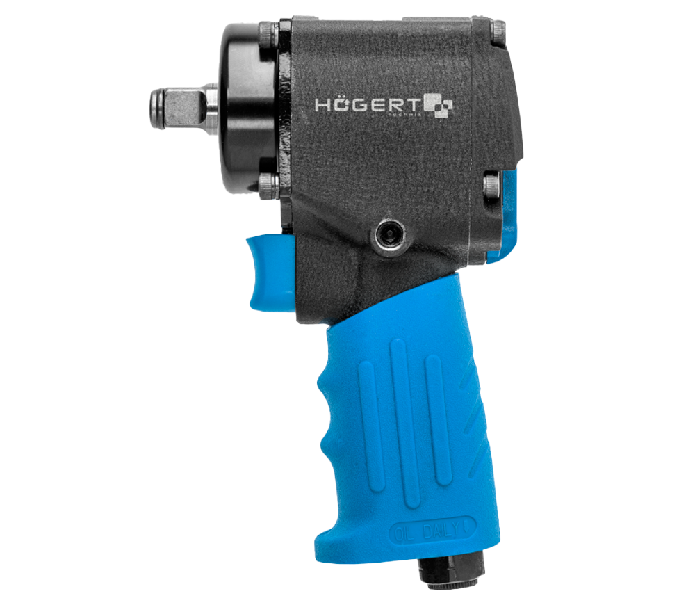 Пневматический ударный гайковерт HOEGERT HT4R626 680Нм 10000об/мин-4