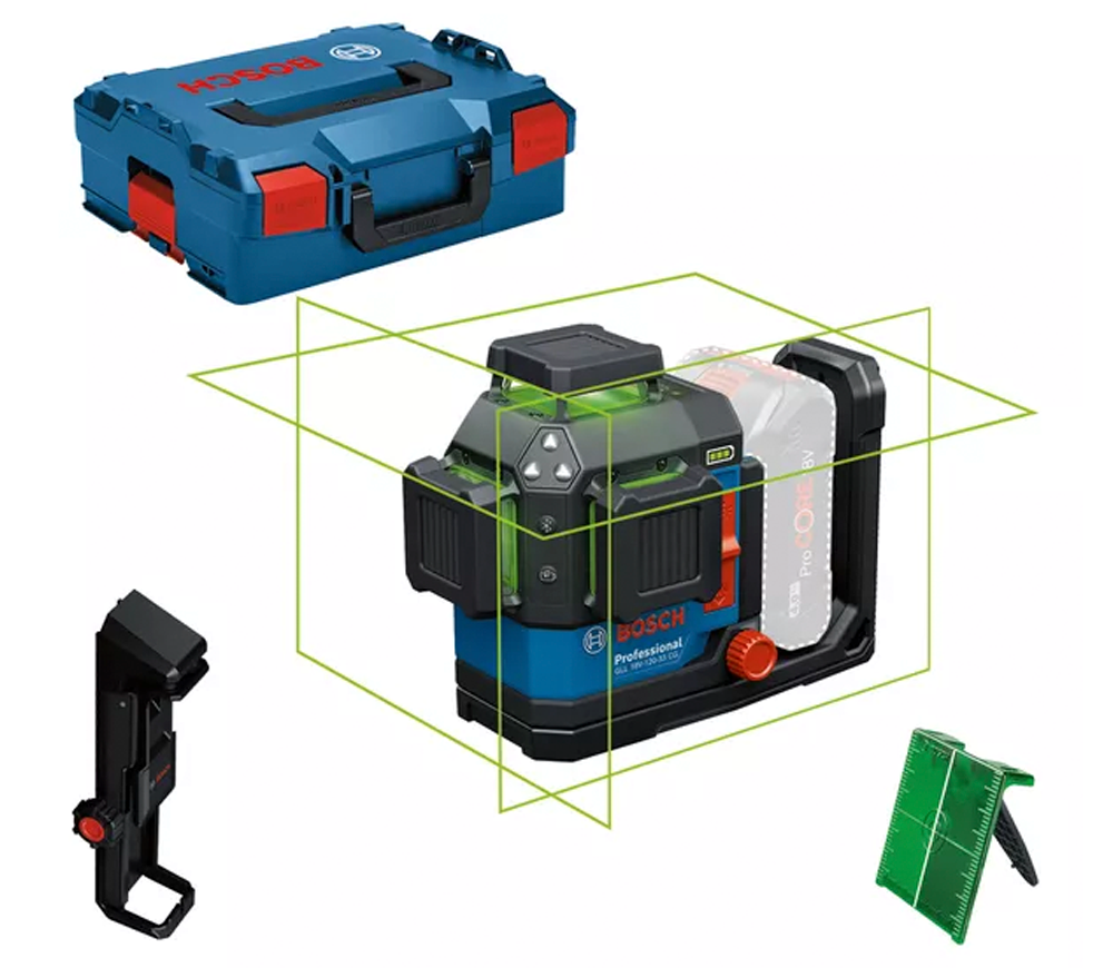 Лазерный уровень BOSCH GLL 18V-120-33 CG 35m-3