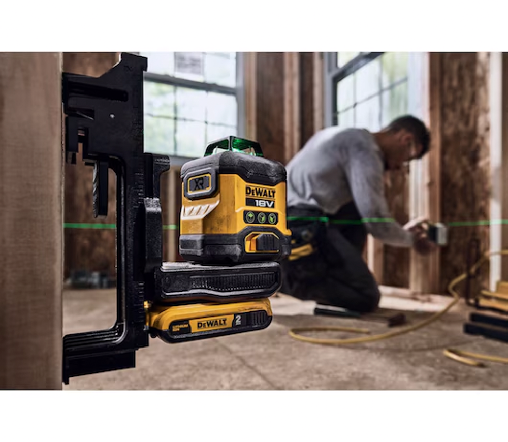 Nivelă cu laser (fără bat) DEWALT DCLE34031N-XJ 3fascicole 40m-5