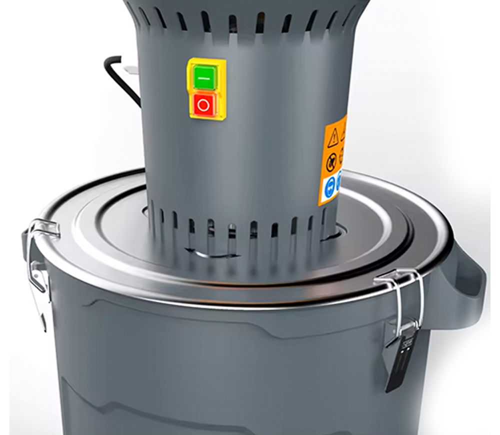 Moara pentru cereale Demetra Mill-60 Black 1500w 300kg/h-4