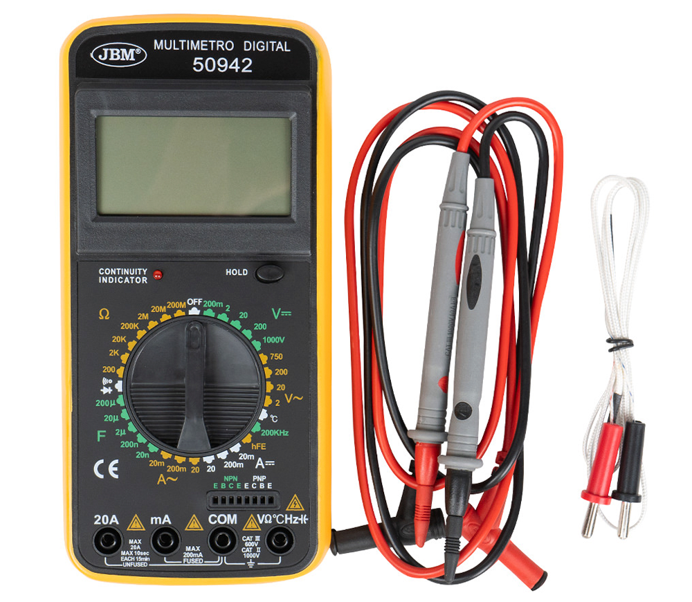 Multimetru digital JBM-50942 0/1000V 0/20A