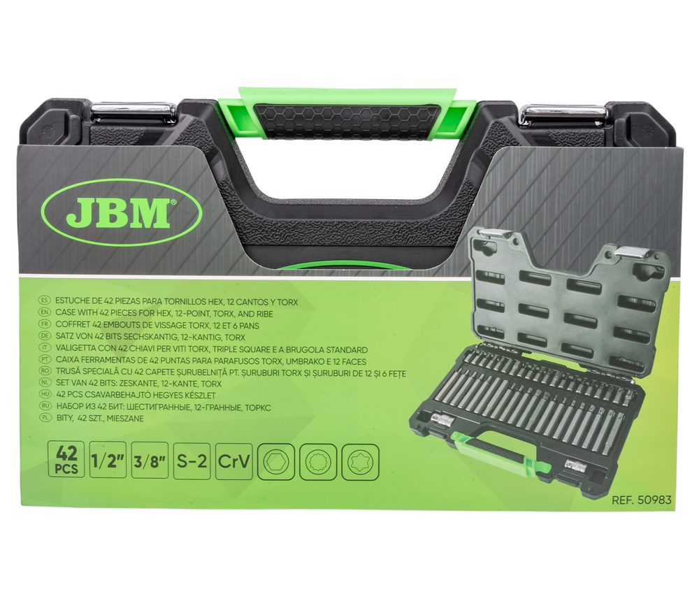 Set biți JBM-50983 Spline/HEX/TX 30/75mm-5