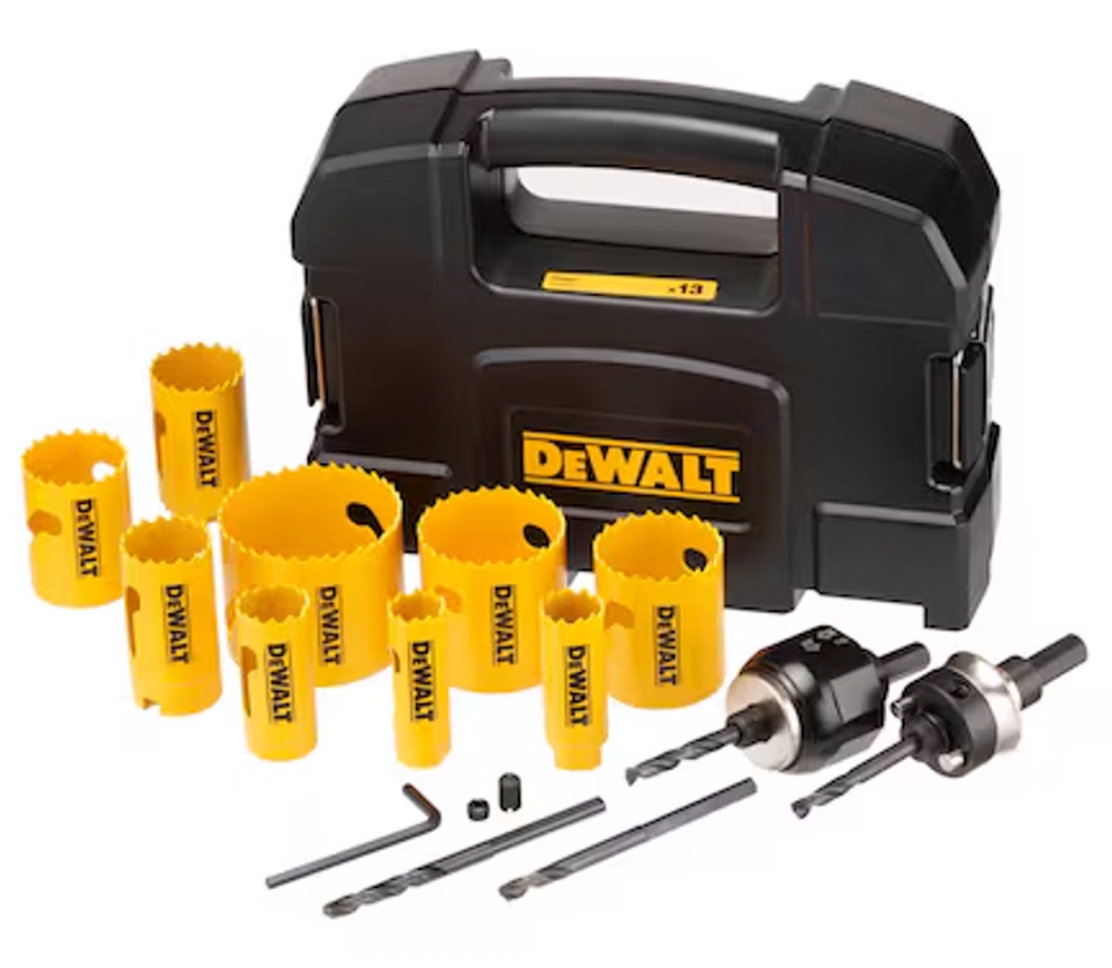 Set de coroane bimetalice DEWALT DT90361-QZ 20/22/25/32/35/35/38/44/51/64mm-2
