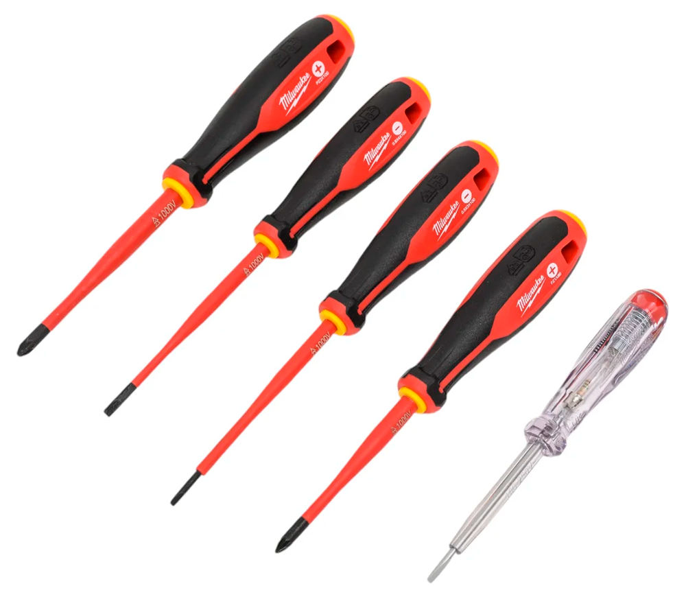 Set de șurubelnițe de electrician 5 buc MILWAUKEE VDE