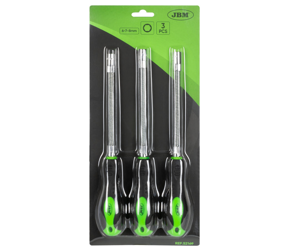 Set șurubelnițe flexibile 3pc JBM-52169 6-8mm-4