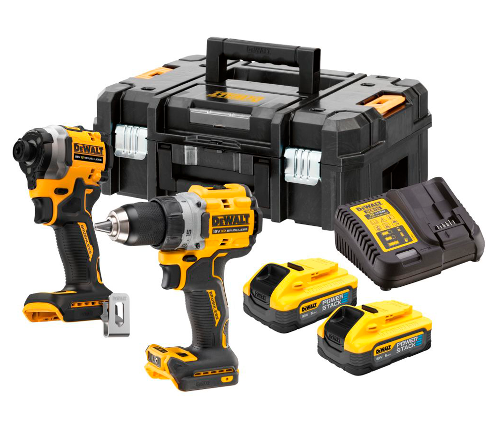 Set de unelte cu acumulator DEWALT DCK2051E2T-QW