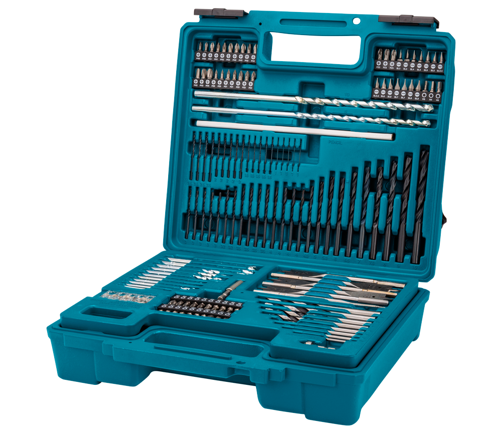 Set burghiuri, biți și carote 212 buc MAKITA E-06270 3-54mm HSS-5